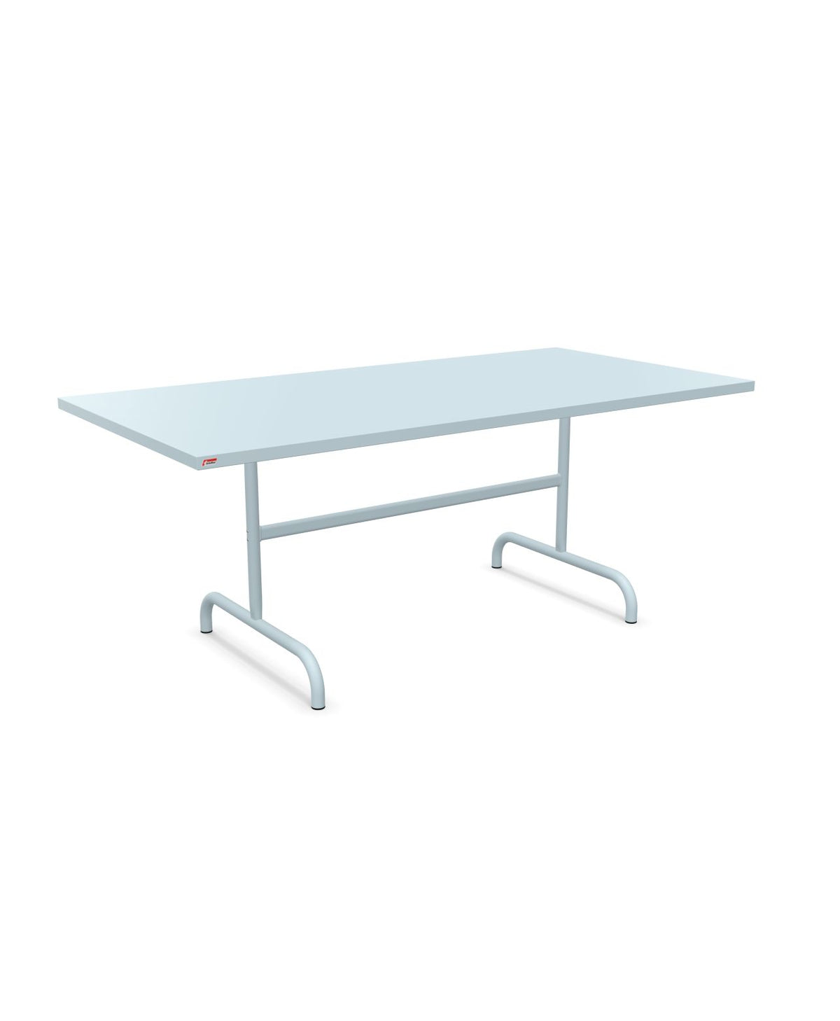Schaffner Säntis Table repas rabattable 180x90cm Bleu Pastel 51 Bleu Pastel 51