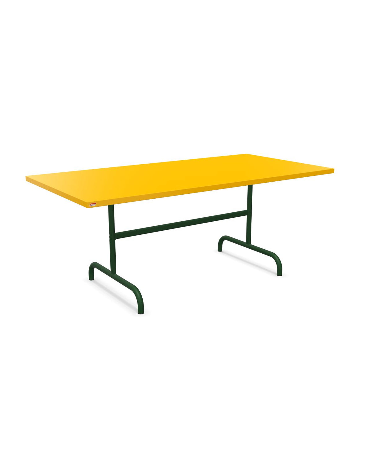 Schaffner Säntis Table repas rabattable 180x90cm Jaune 11 Vert Sapin 66