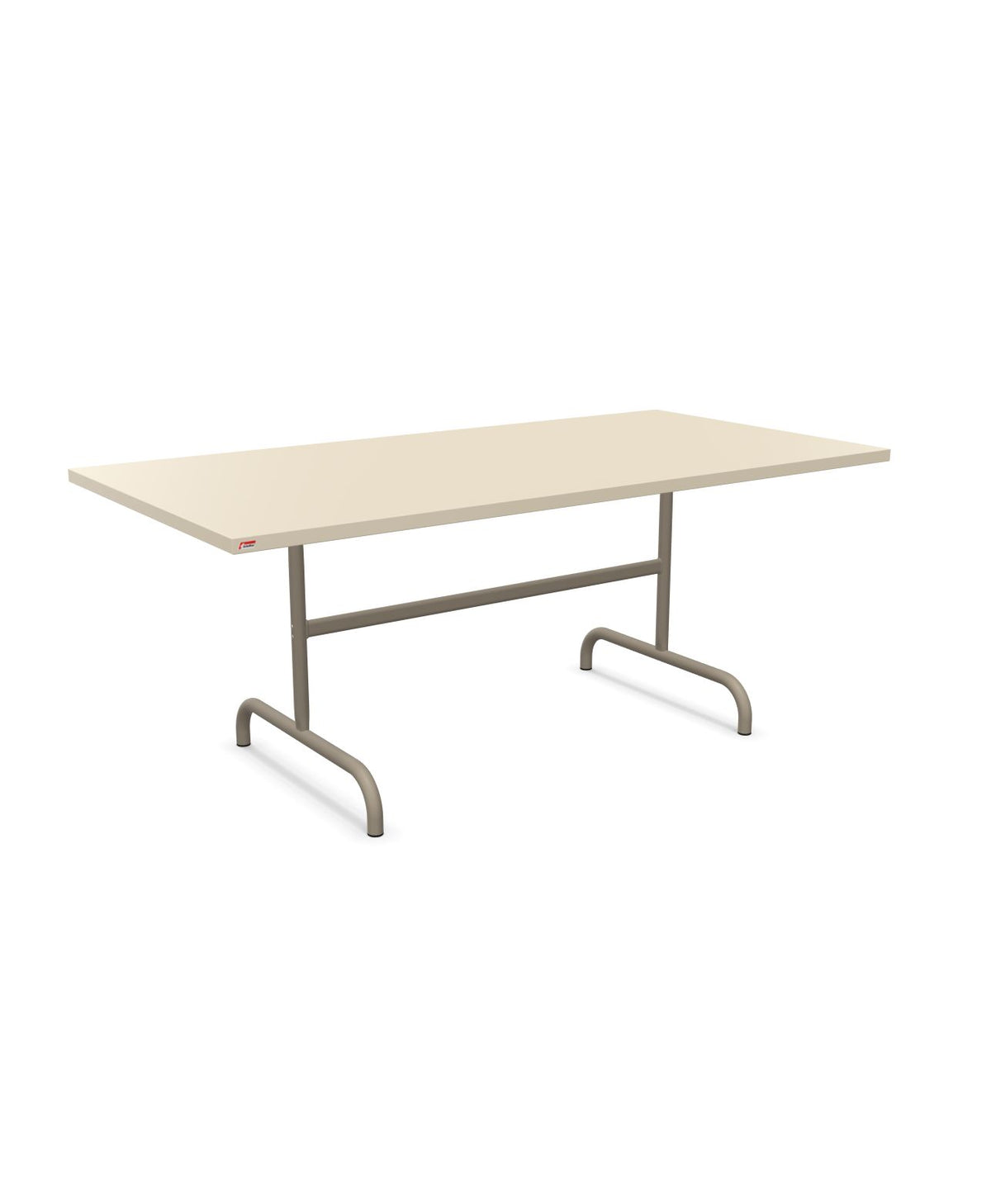 Schaffner Säntis Table repas rabattable 180x90cm Sable Pastel 15 Champagne 85