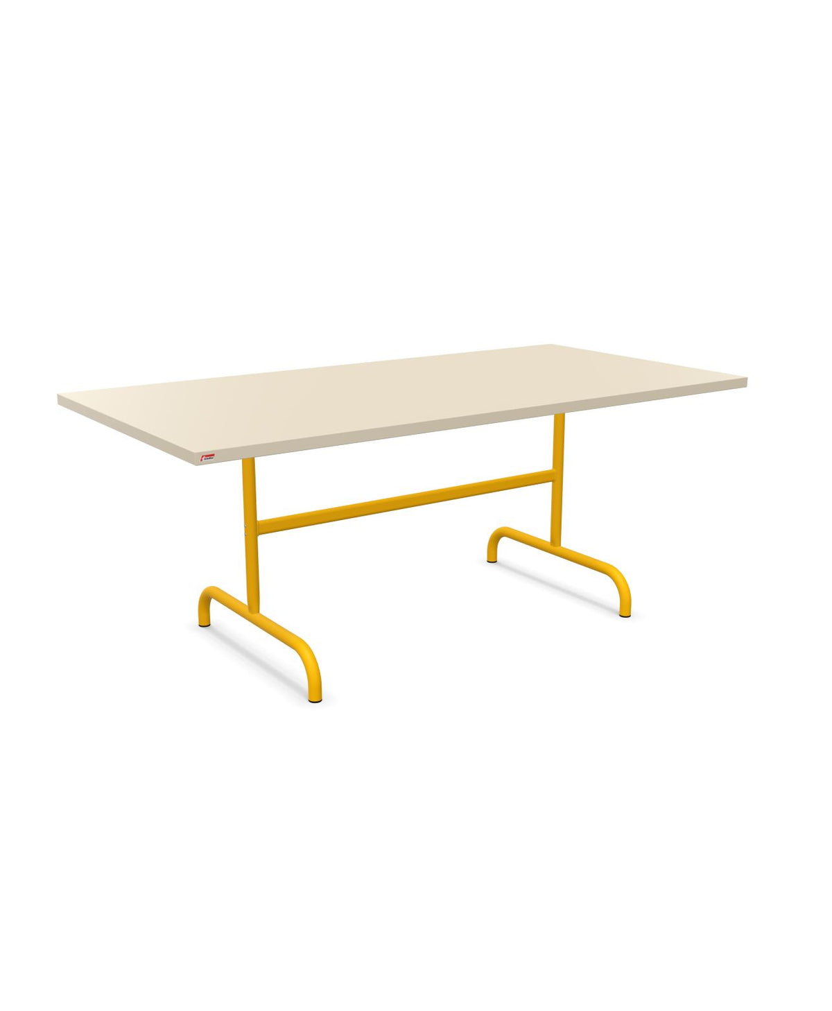 Schaffner Säntis Table repas rabattable 180x90cm Sable Pastel 15 Jaune 11