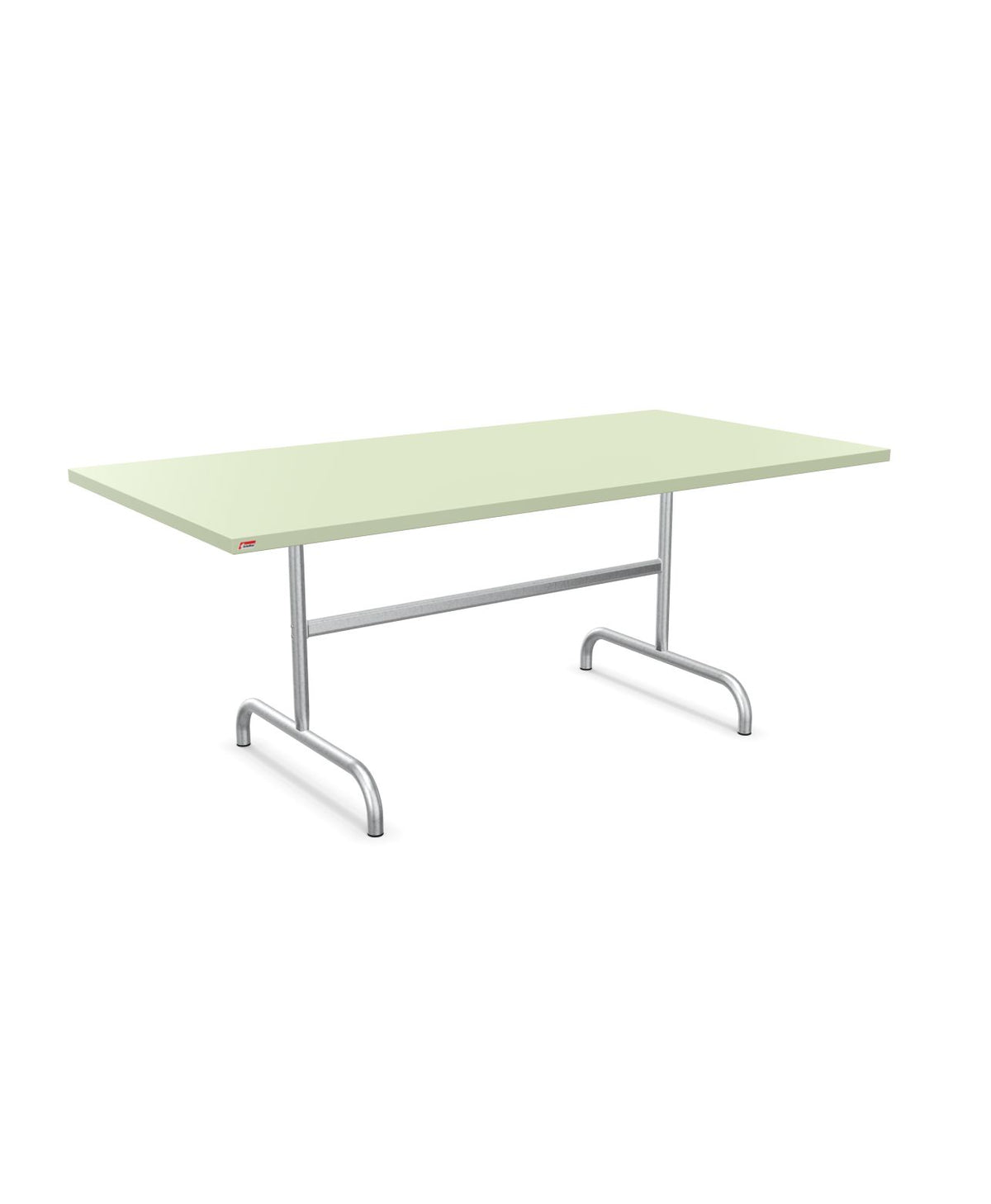 Schaffner Säntis Table repas rabattable 180x90cm Vert Pastel 64 Galvanisé à chaud 02