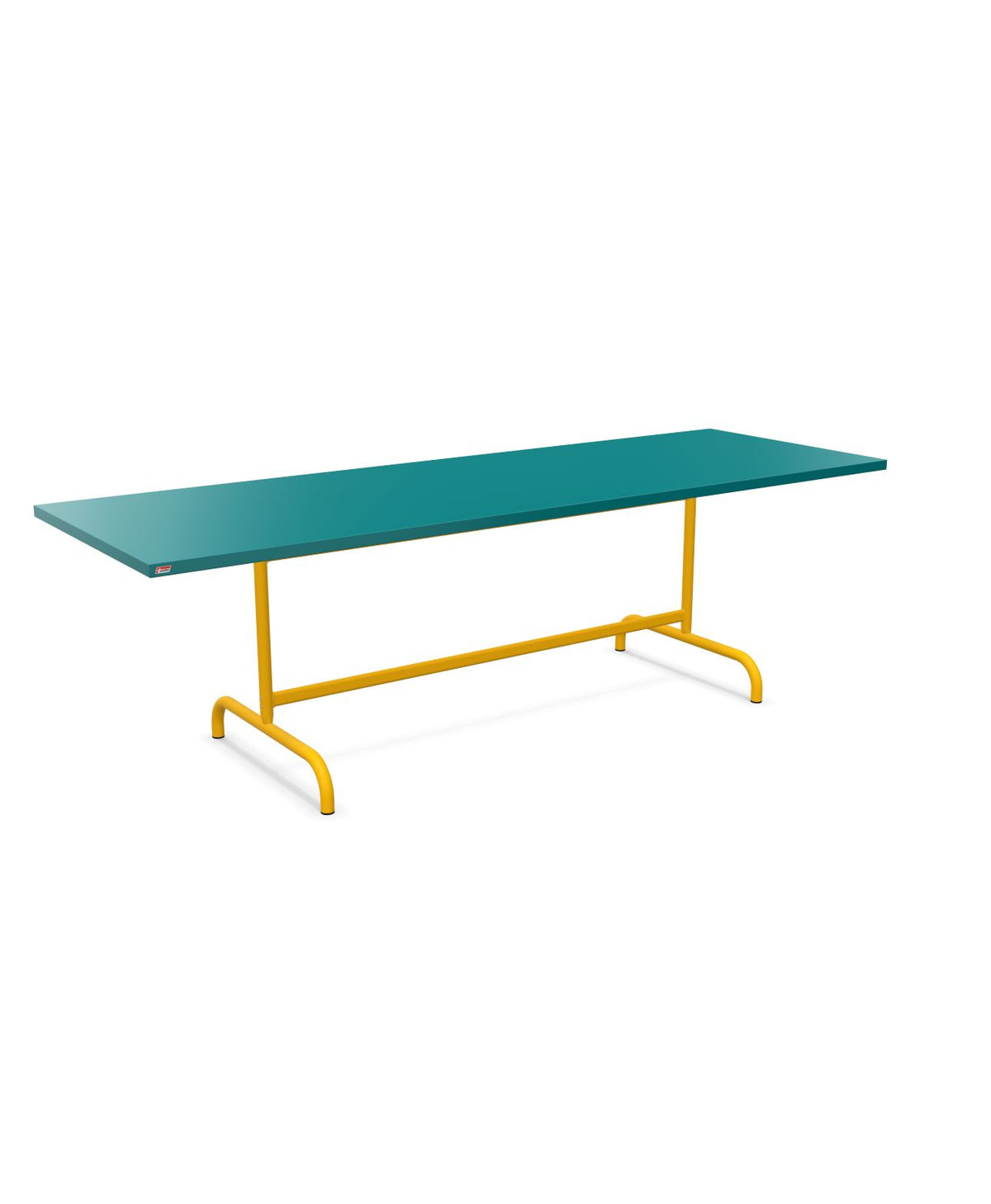 Schaffner Säntis Table repas rabattable 240x80cm Bleu Kali 56 Jaune 11