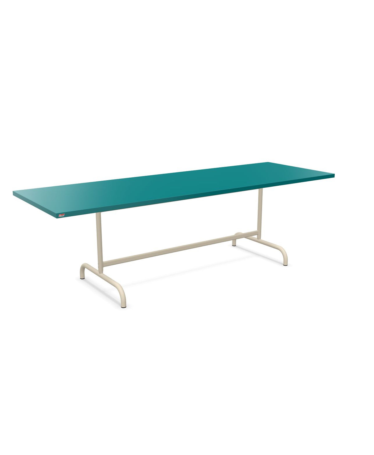 Schaffner Säntis Table repas rabattable 240x80cm Bleu Kali 56 Sable Pastel 15