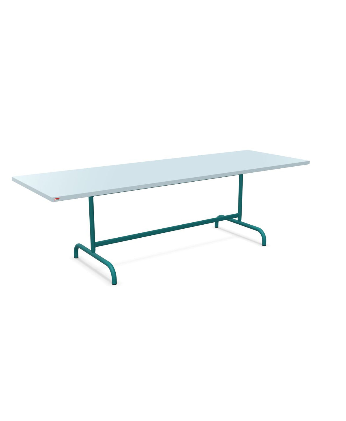 Schaffner Säntis Table repas rabattable 240x80cm Bleu Pastel 51 Bleu Kali 56