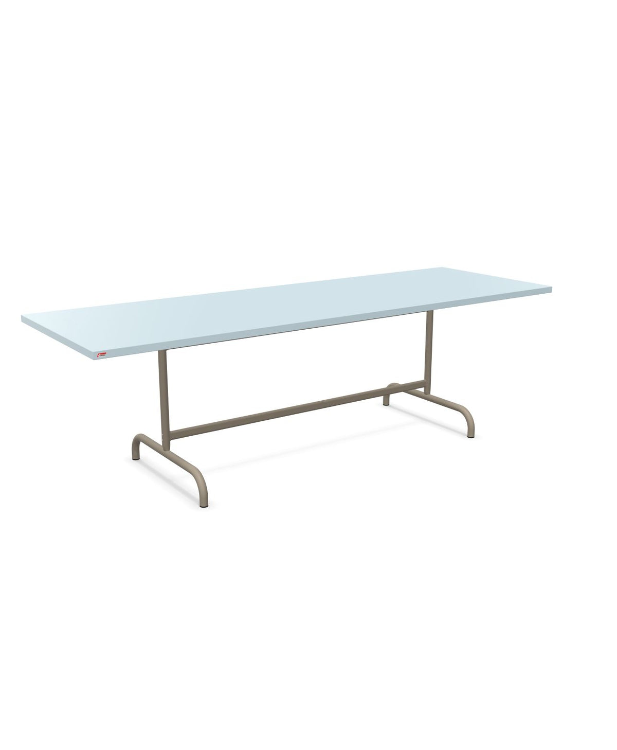 Schaffner Säntis Table repas rabattable 240x80cm Bleu Pastel 51 Champagne 85