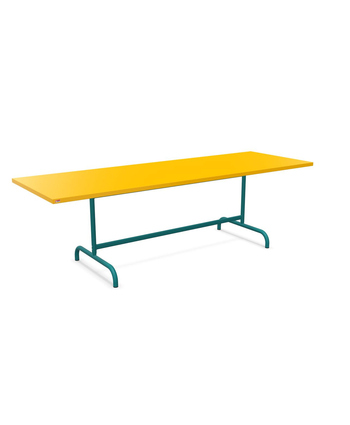 Schaffner Säntis Table repas rabattable 240x80cm Jaune 11 Bleu Kali 56