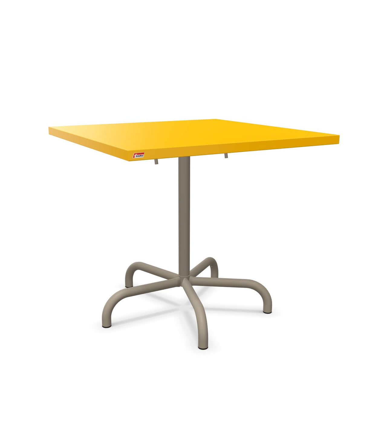 Schaffner Säntis Table repas rabattable 80x80cm Jaune 11 Champagne 85