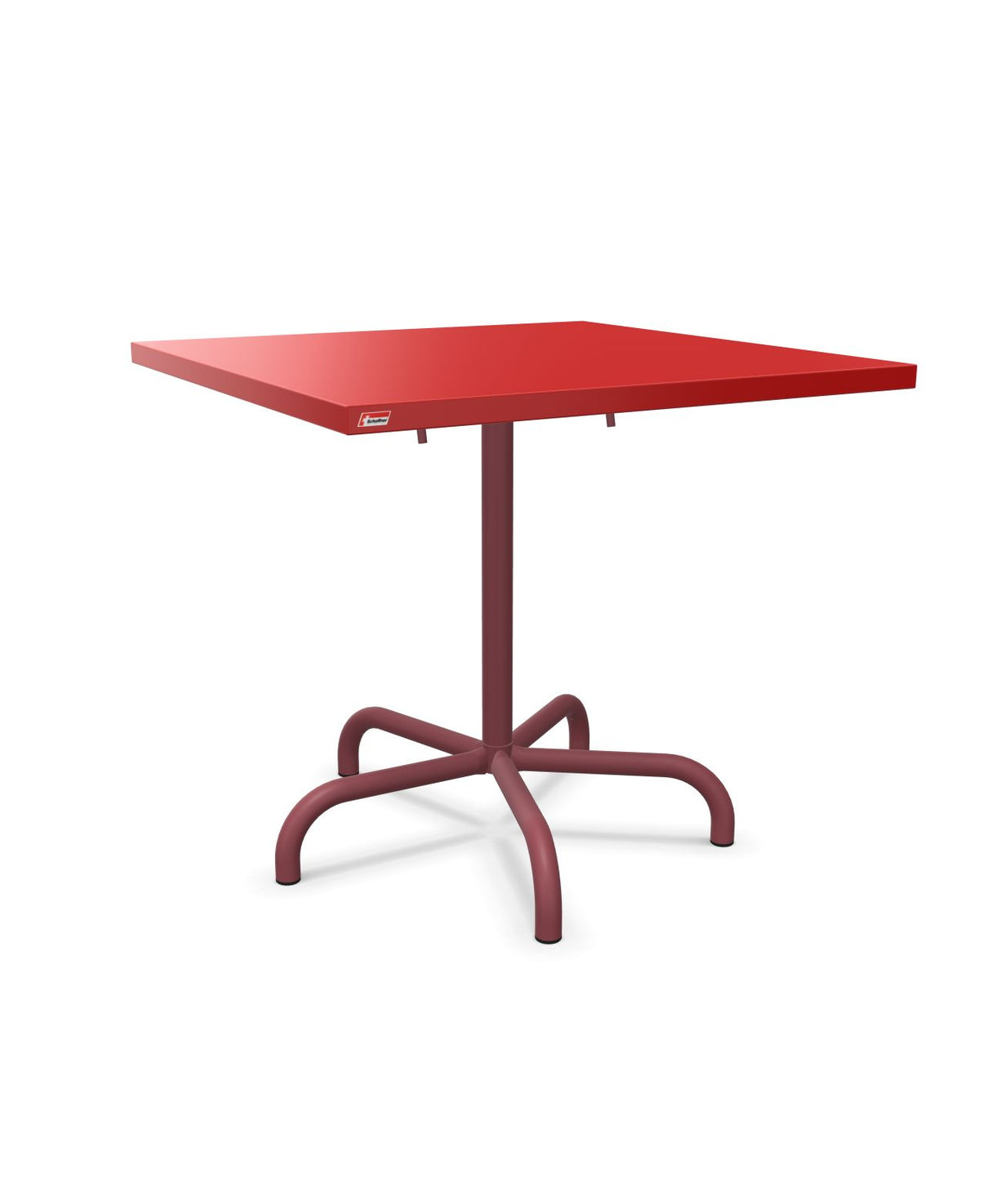Schaffner Säntis Table repas rabattable 80x80cm Rouge 30 Bordeaux 38