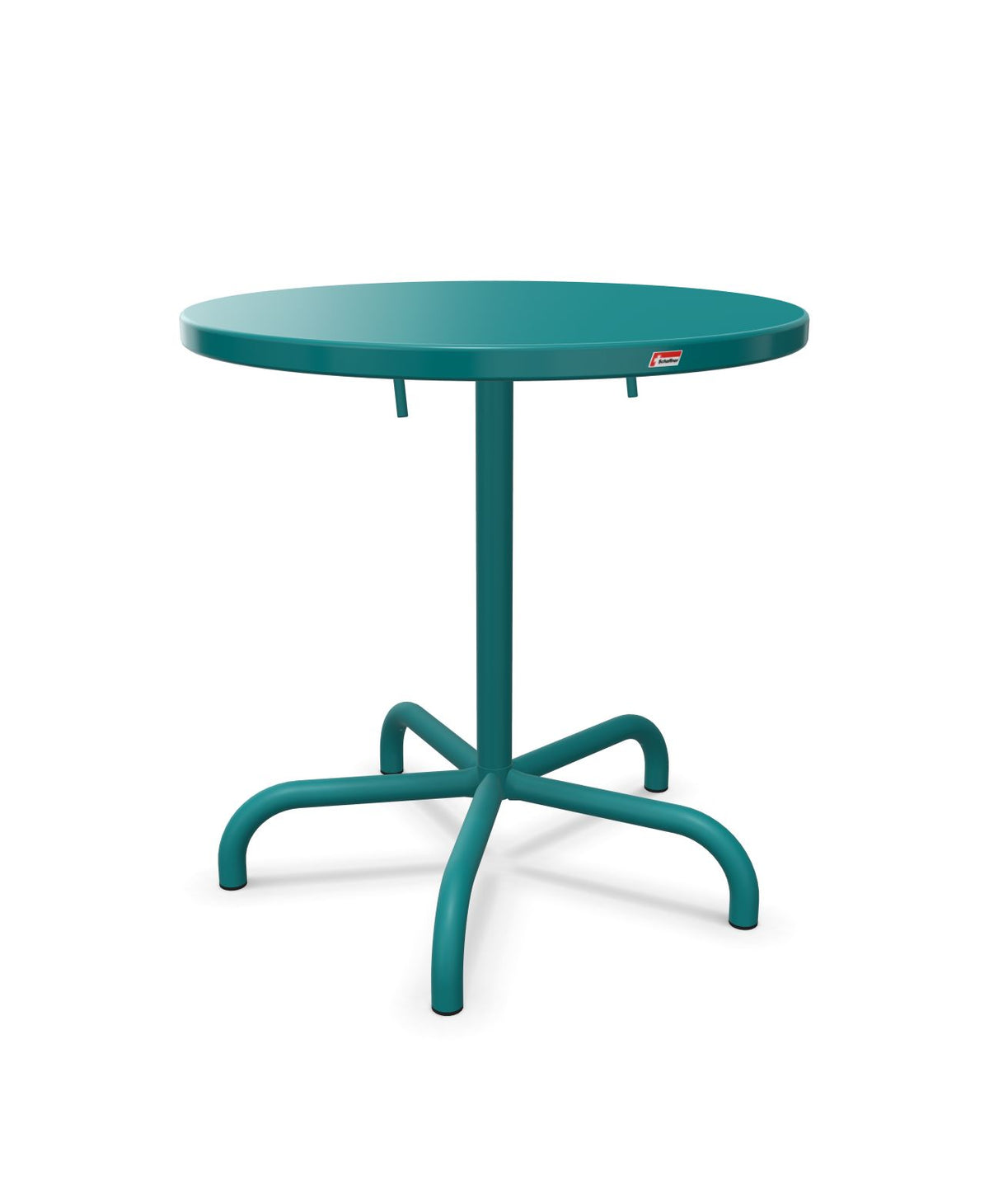 Schaffner Säntis Table repas rabattable Ø72cm Bleu Kali 56 Bleu Kali 56