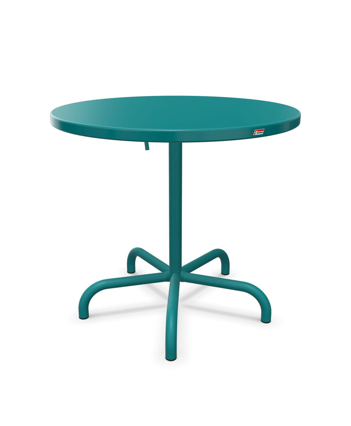 Schaffner Säntis Table repas rabattable ronde Ø80cm Bleu Kali 56 Bleu Kali 56