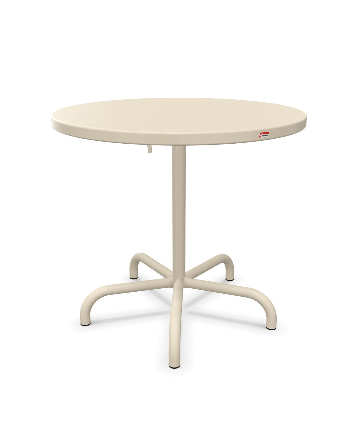 Schaffner Säntis Table repas rabattable ronde Ø80cm Sable Pastel 15 Sable Pastel 15