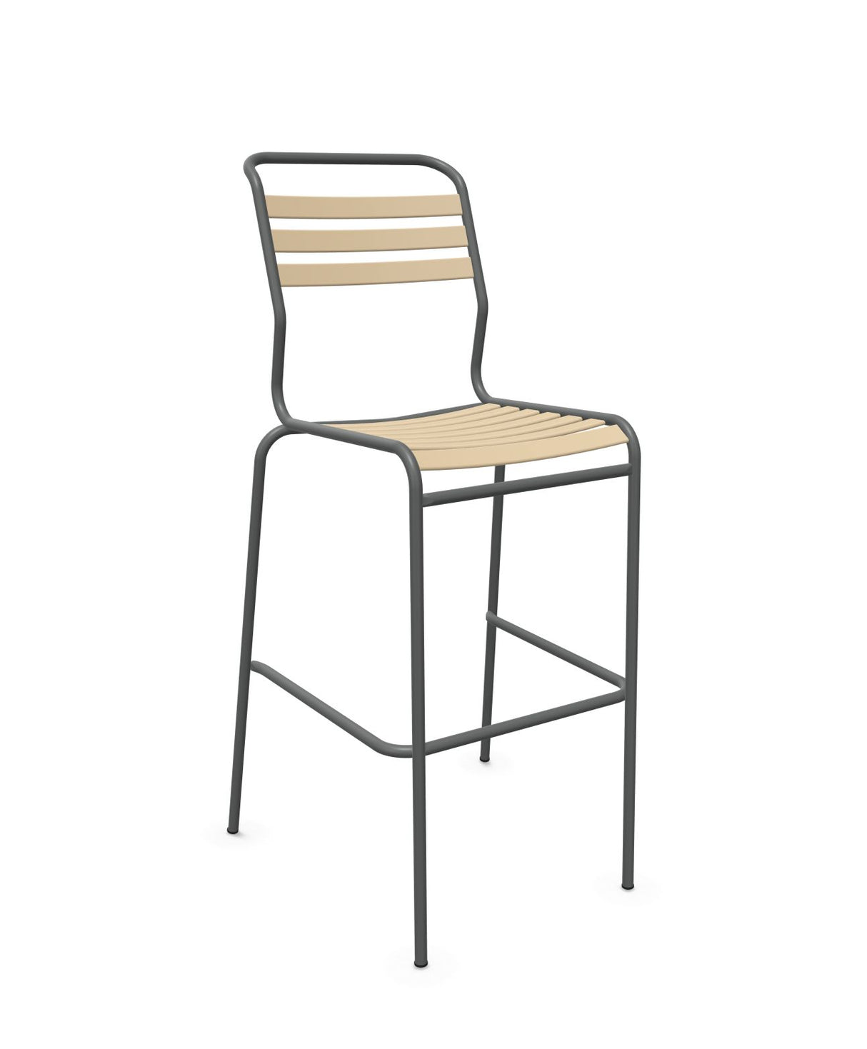 Schaffner Säntis Tabouret de bar à lattes