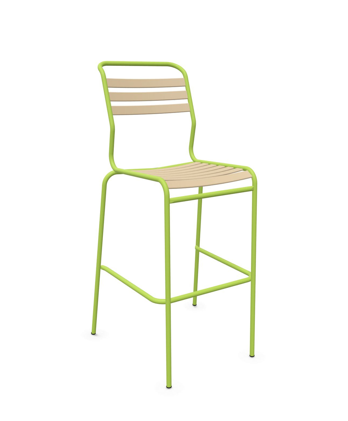Schaffner Säntis Tabouret de bar à lattes