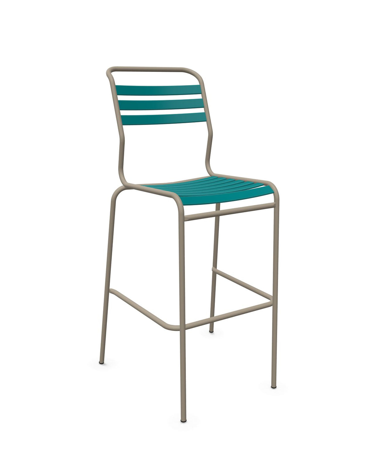 Schaffner Säntis Tabouret de bar à lattes