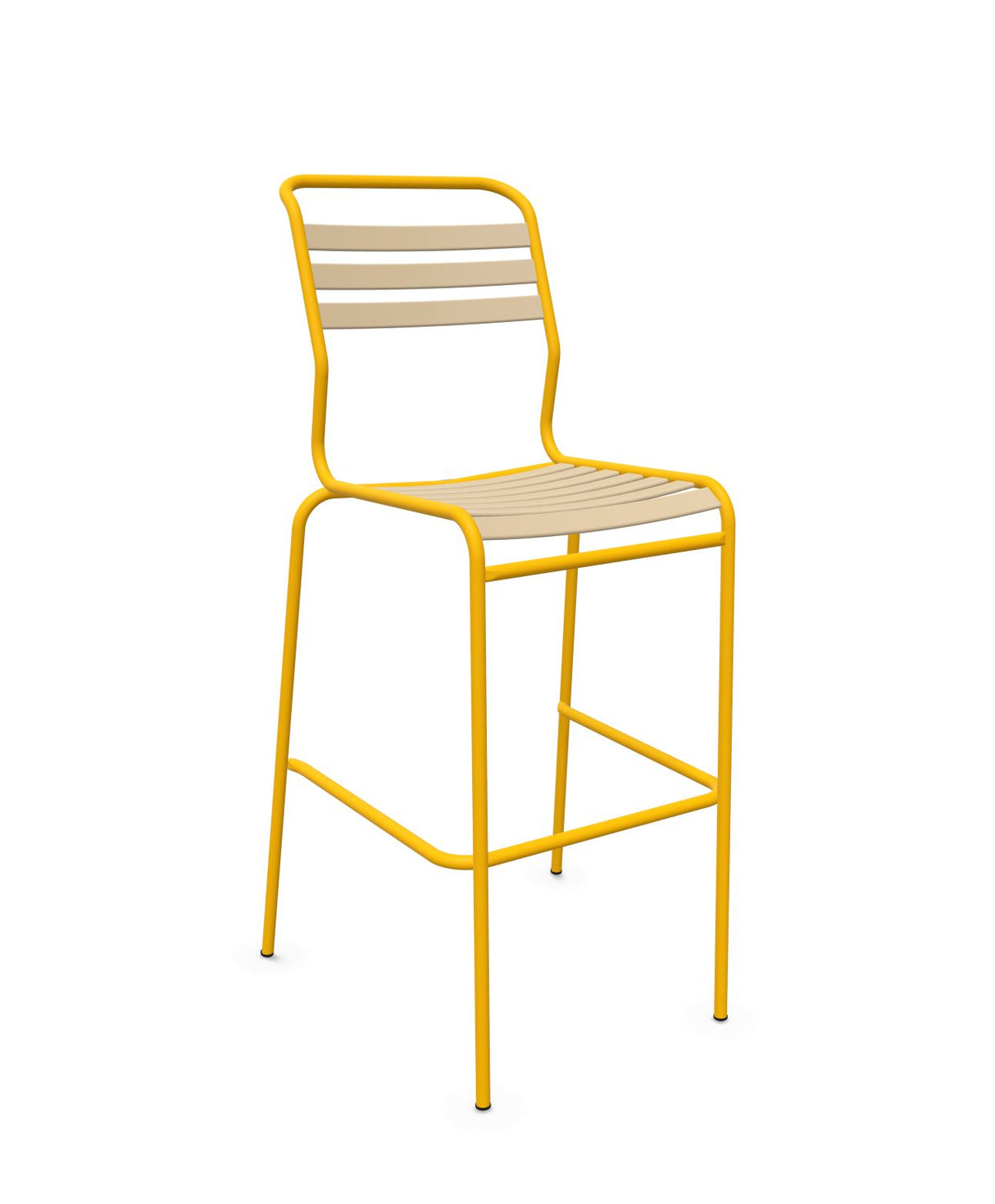 Schaffner Säntis Tabouret de bar à lattes