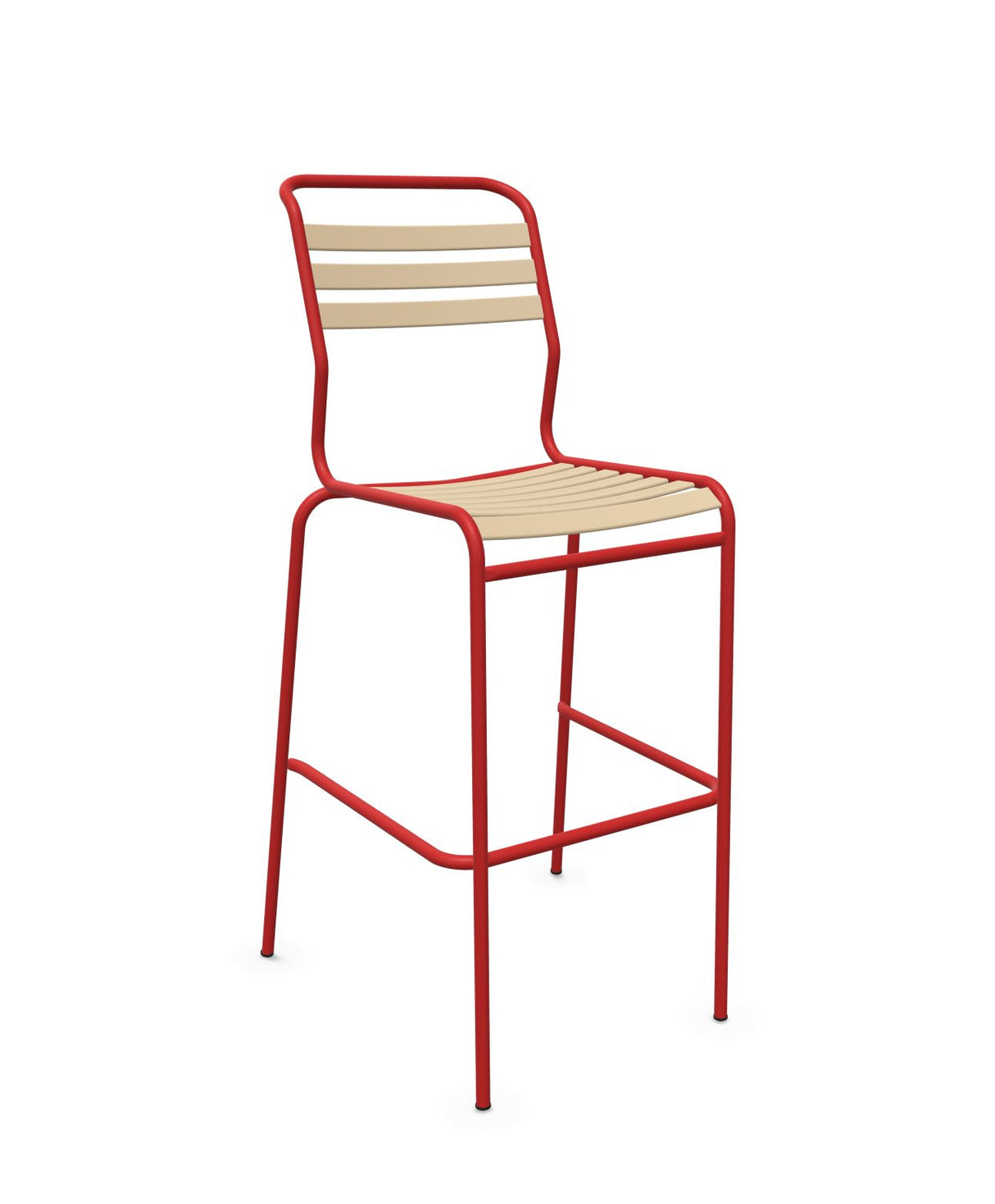Schaffner Säntis Tabouret de bar à lattes
