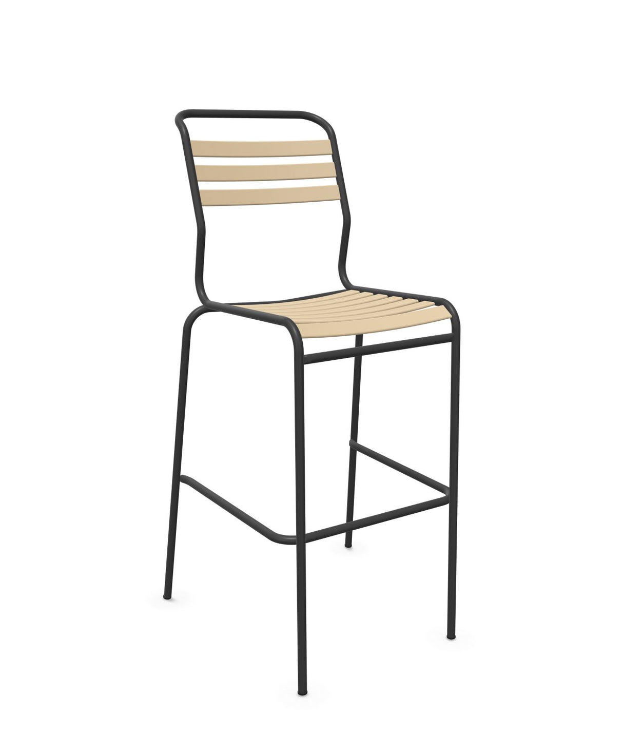 Schaffner Säntis Tabouret de bar à lattes