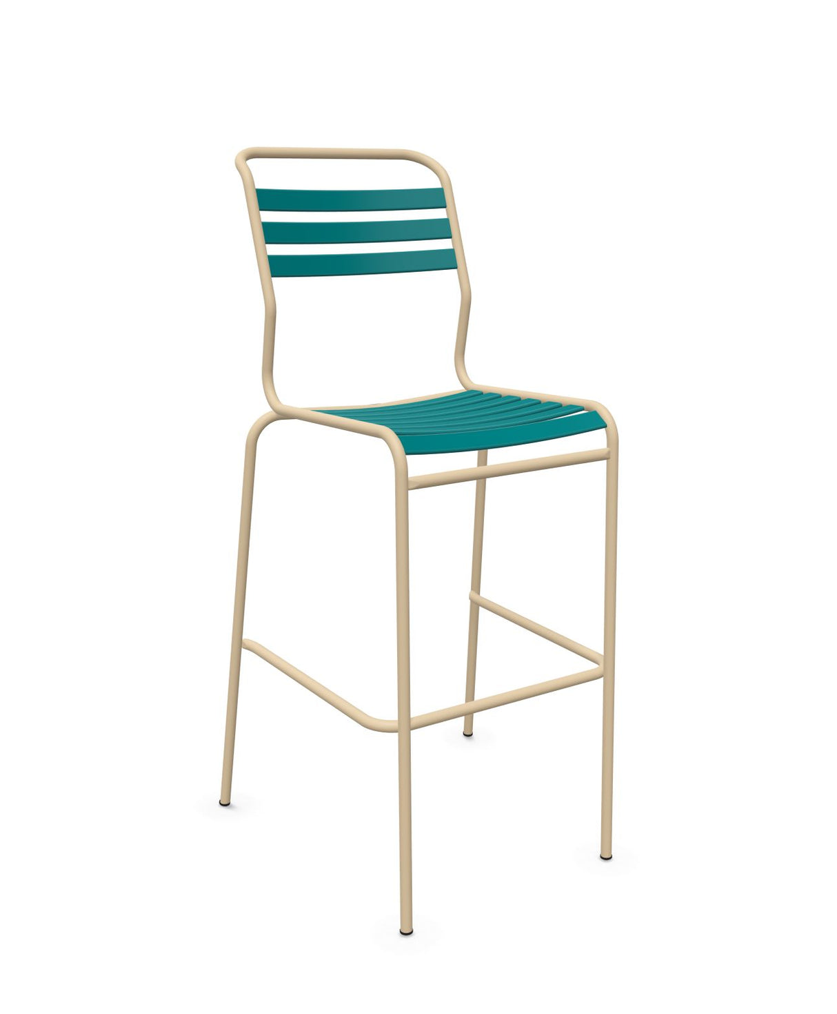 Schaffner Säntis Tabouret de bar à lattes