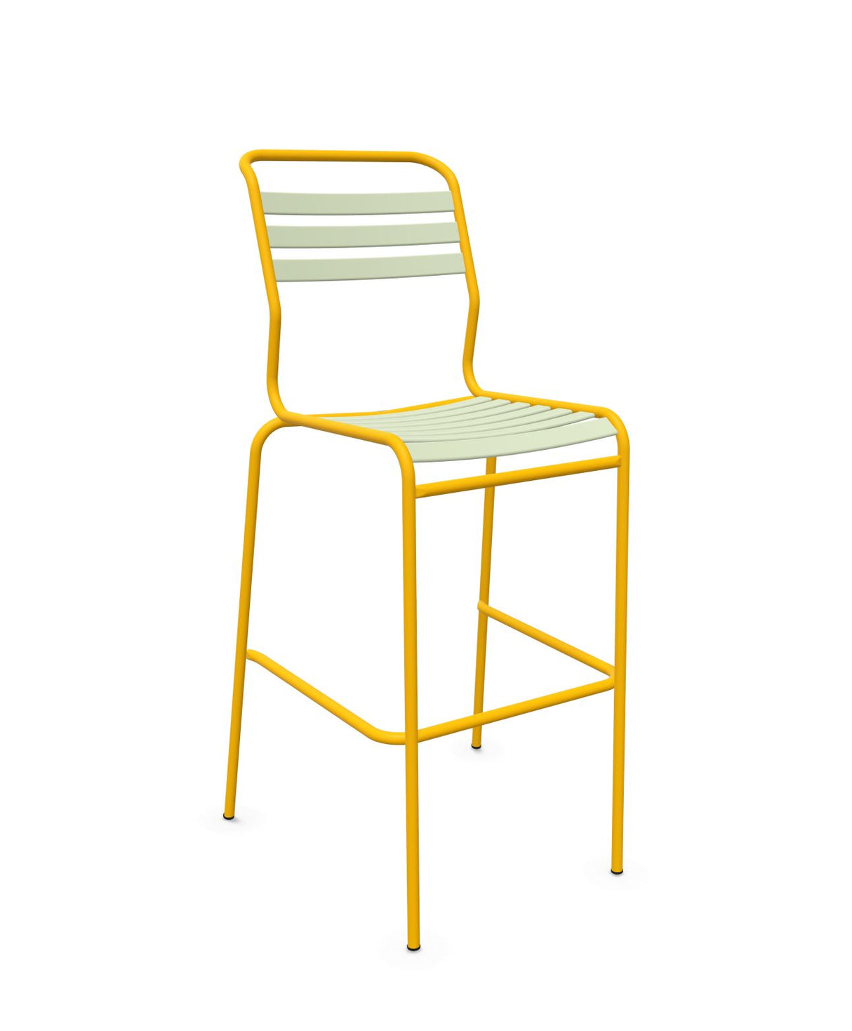 Schaffner Säntis Tabouret de bar à lattes