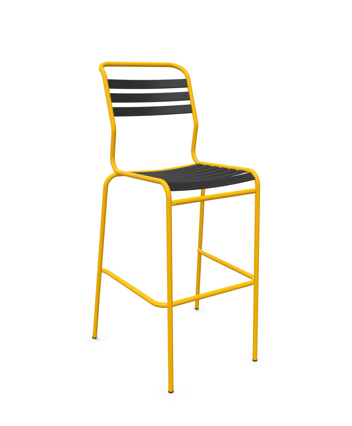 Schaffner Säntis Tabouret de bar à lattes