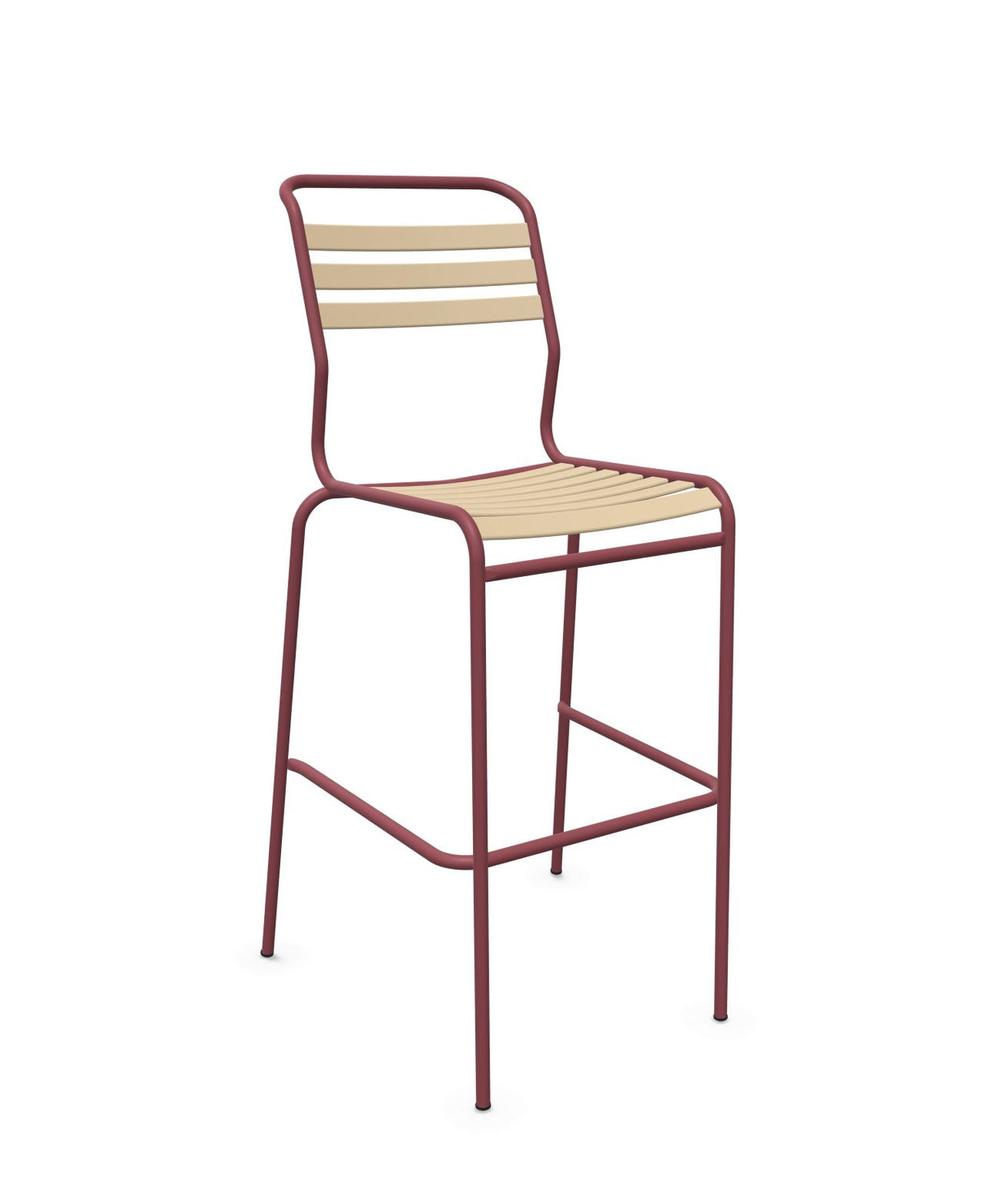 Schaffner Säntis Tabouret de bar à lattes