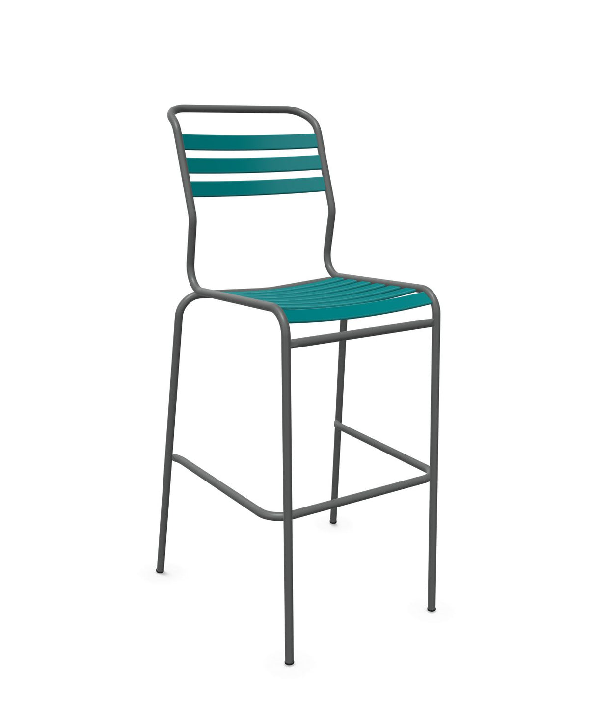 Schaffner Säntis Tabouret de bar à lattes