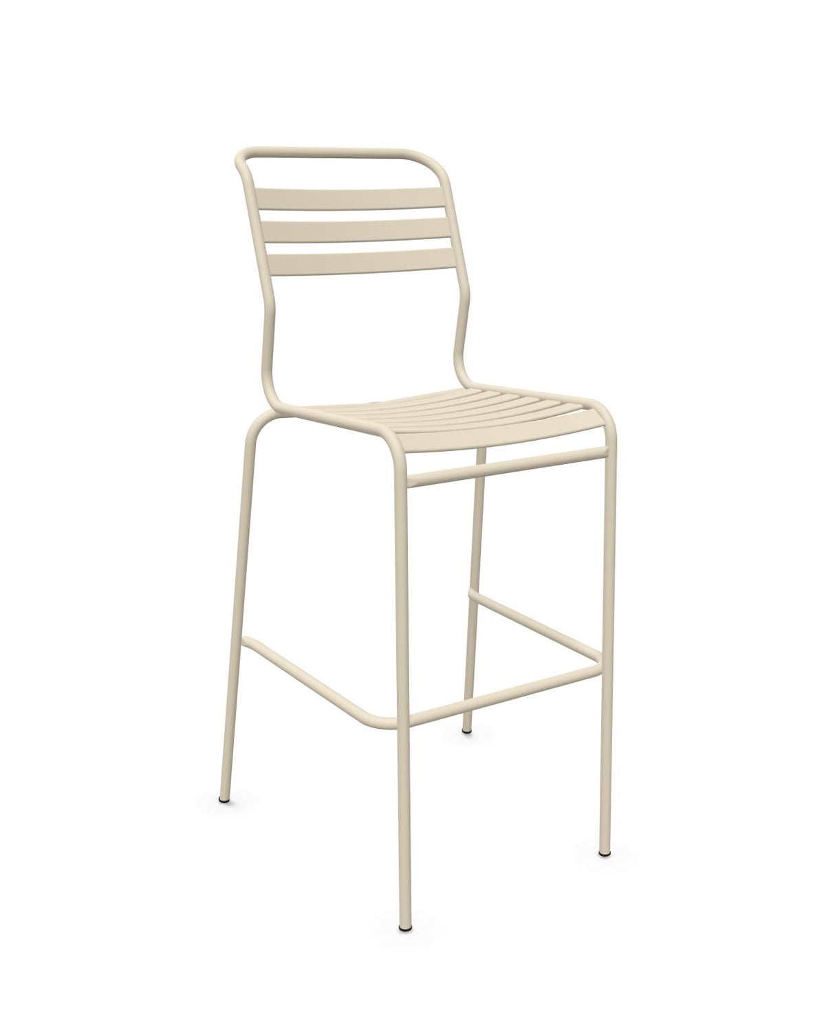 Schaffner Säntis Tabouret de bar à lattes Sable Pastel 15 Sable Pastel 15