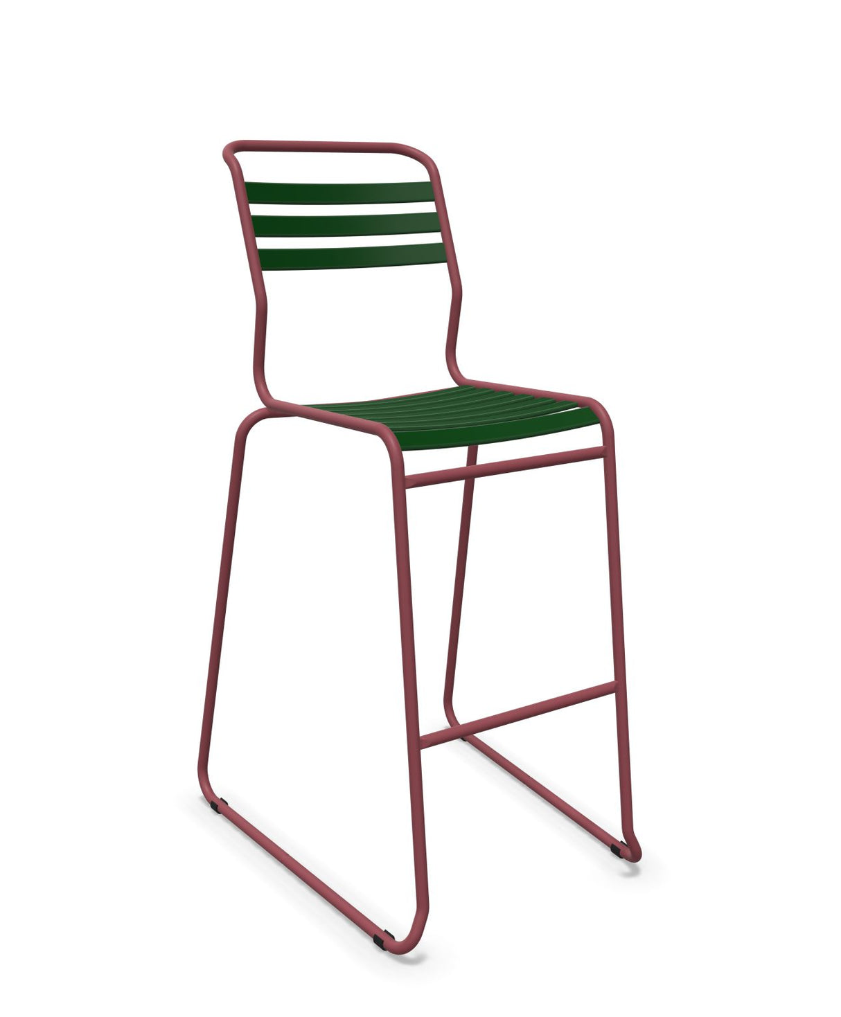 Schaffner Säntis Tabouret de bar luge à lattes