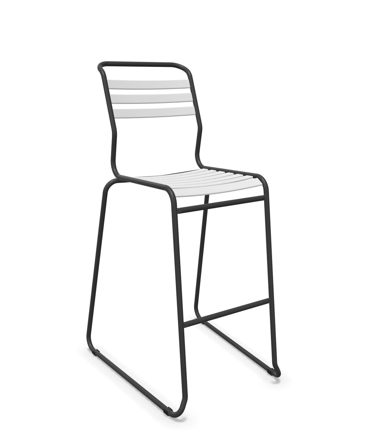 Schaffner Säntis Tabouret de bar luge à lattes