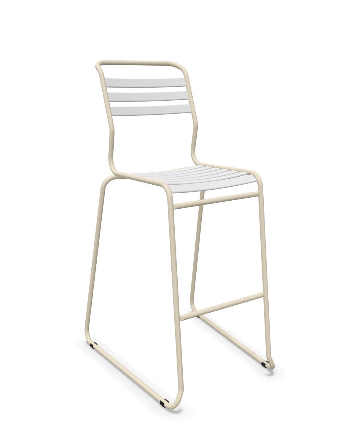 Schaffner Säntis Tabouret de bar luge à lattes