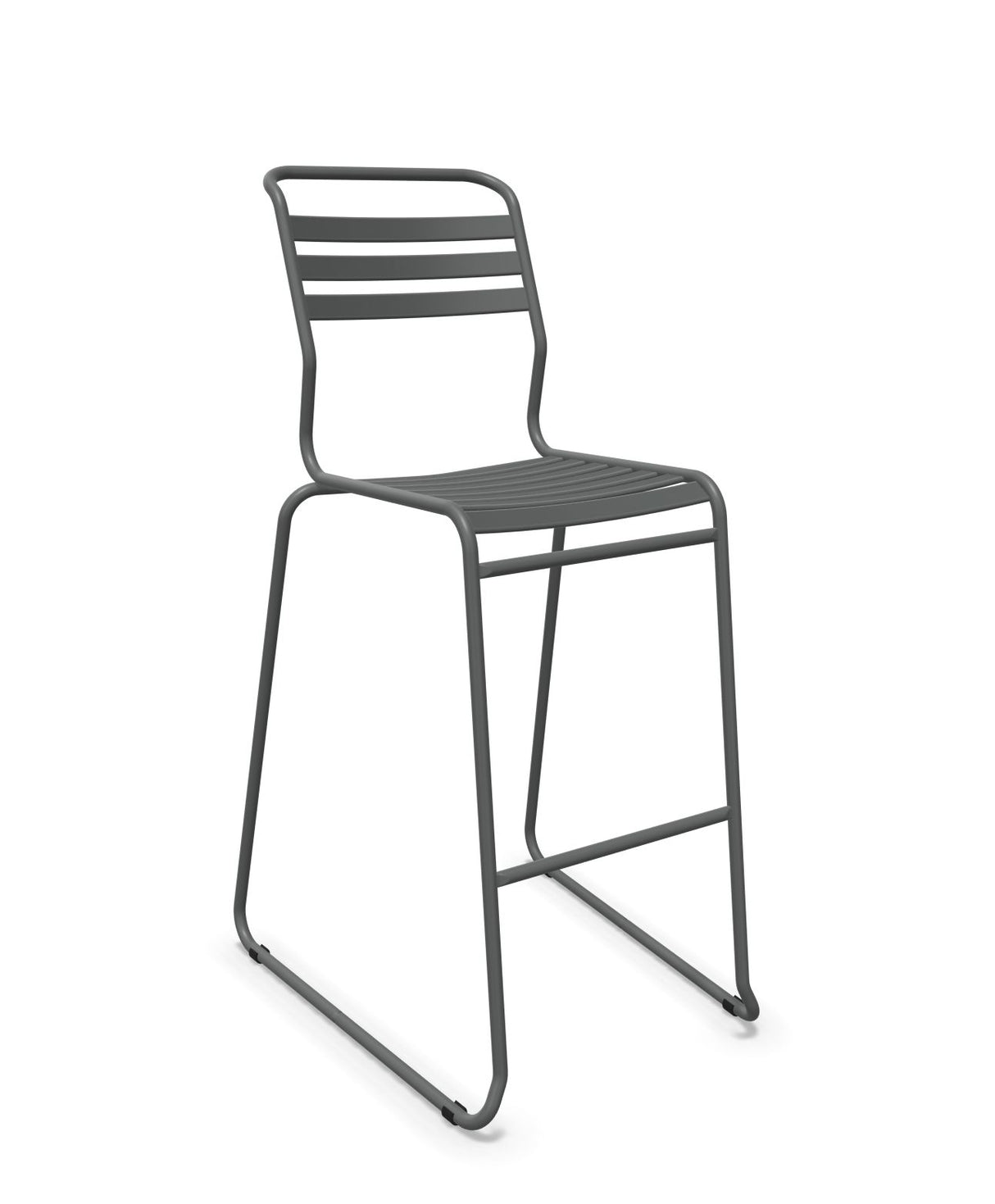 Schaffner Säntis Tabouret de bar luge à lattes