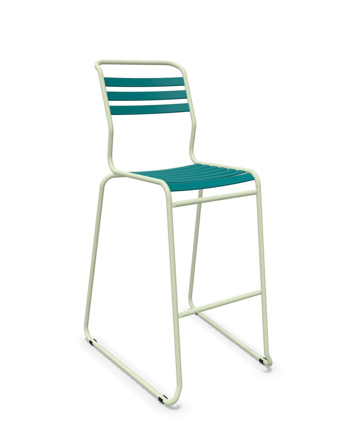 Schaffner Säntis Tabouret de bar luge à lattes