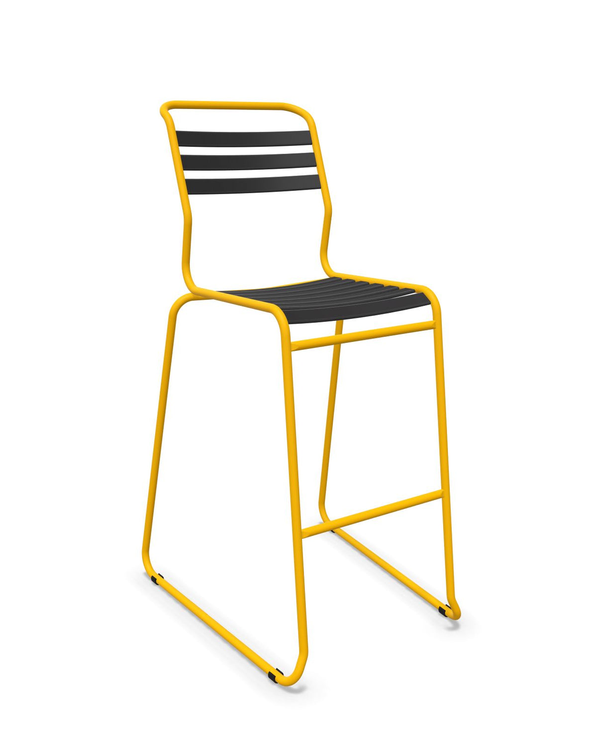 Schaffner Säntis Tabouret de bar luge à lattes