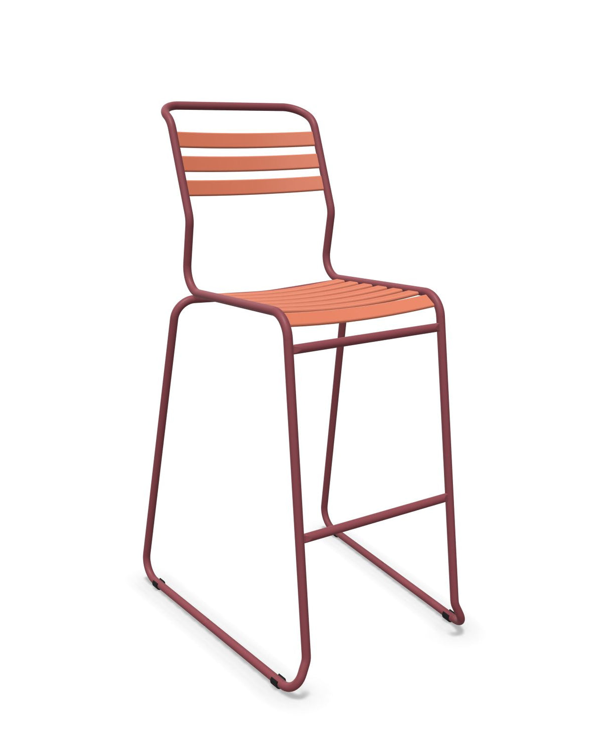 Schaffner Säntis Tabouret de bar luge à lattes