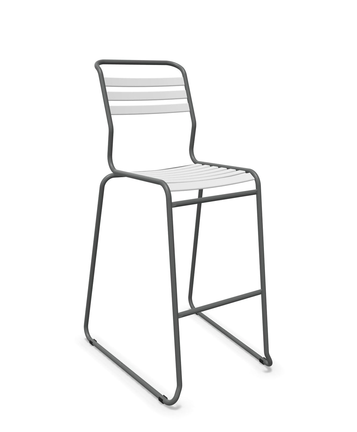Schaffner Säntis Tabouret de bar luge à lattes