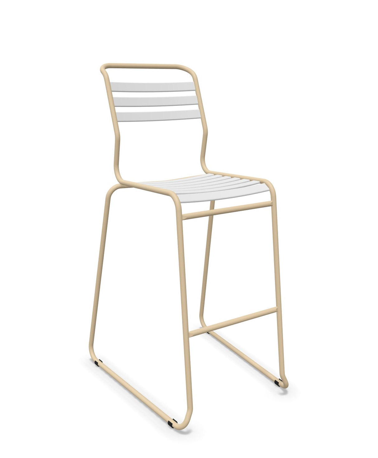Schaffner Säntis Tabouret de bar luge à lattes