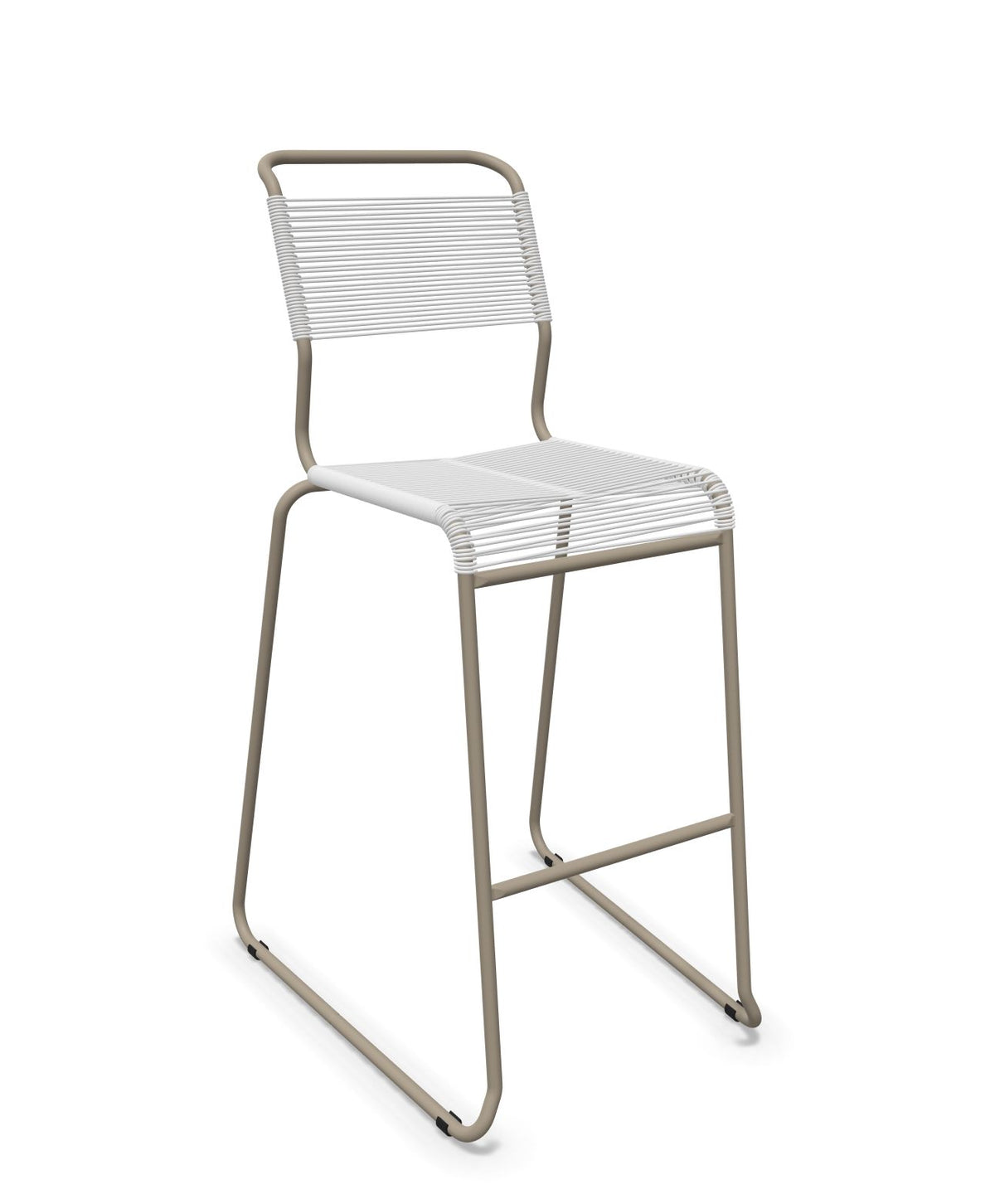 Schaffner Säntis Tabouret de bar Spaghetti luge sans accoudoirs
