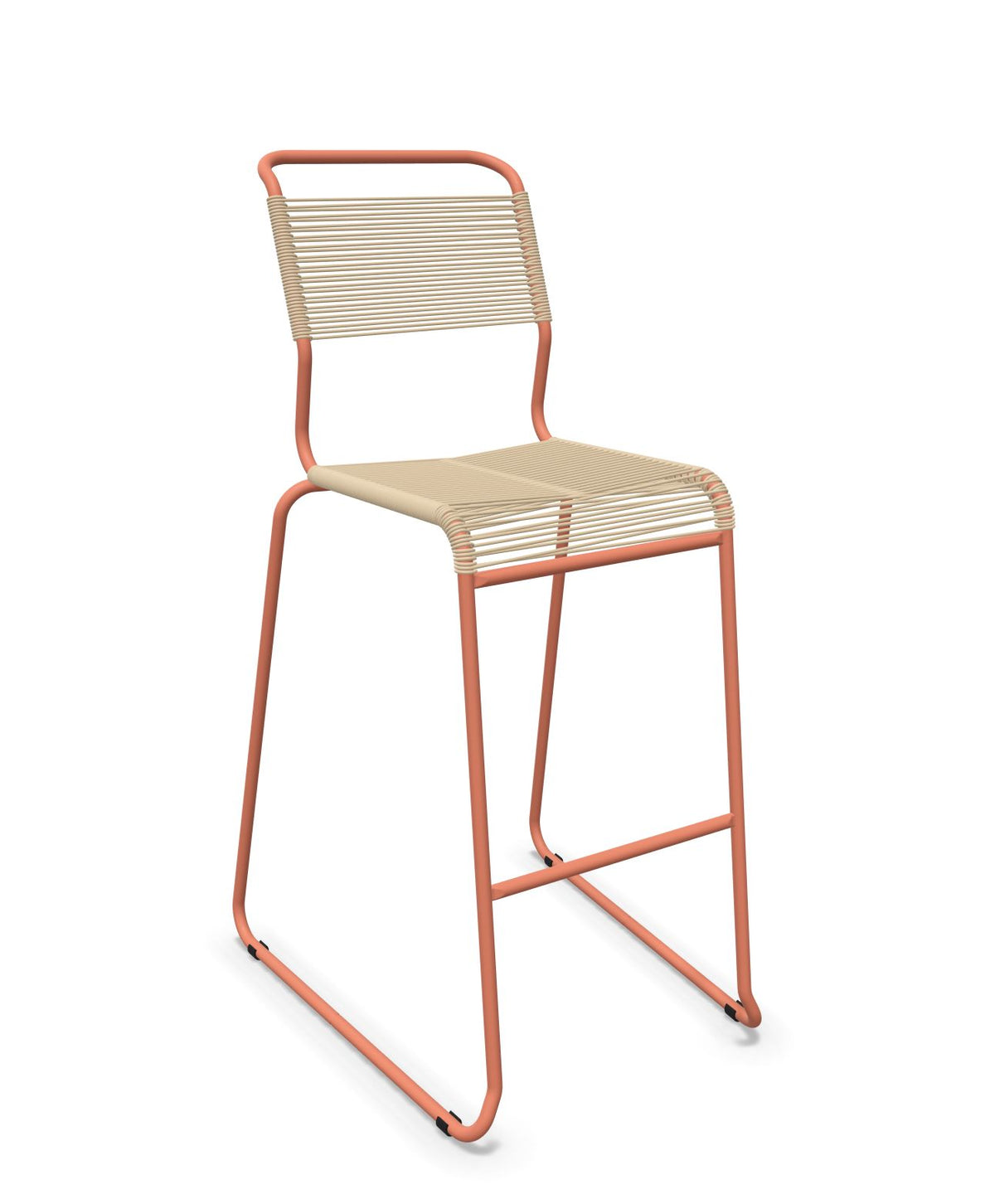Schaffner Säntis Tabouret de bar Spaghetti luge sans accoudoirs