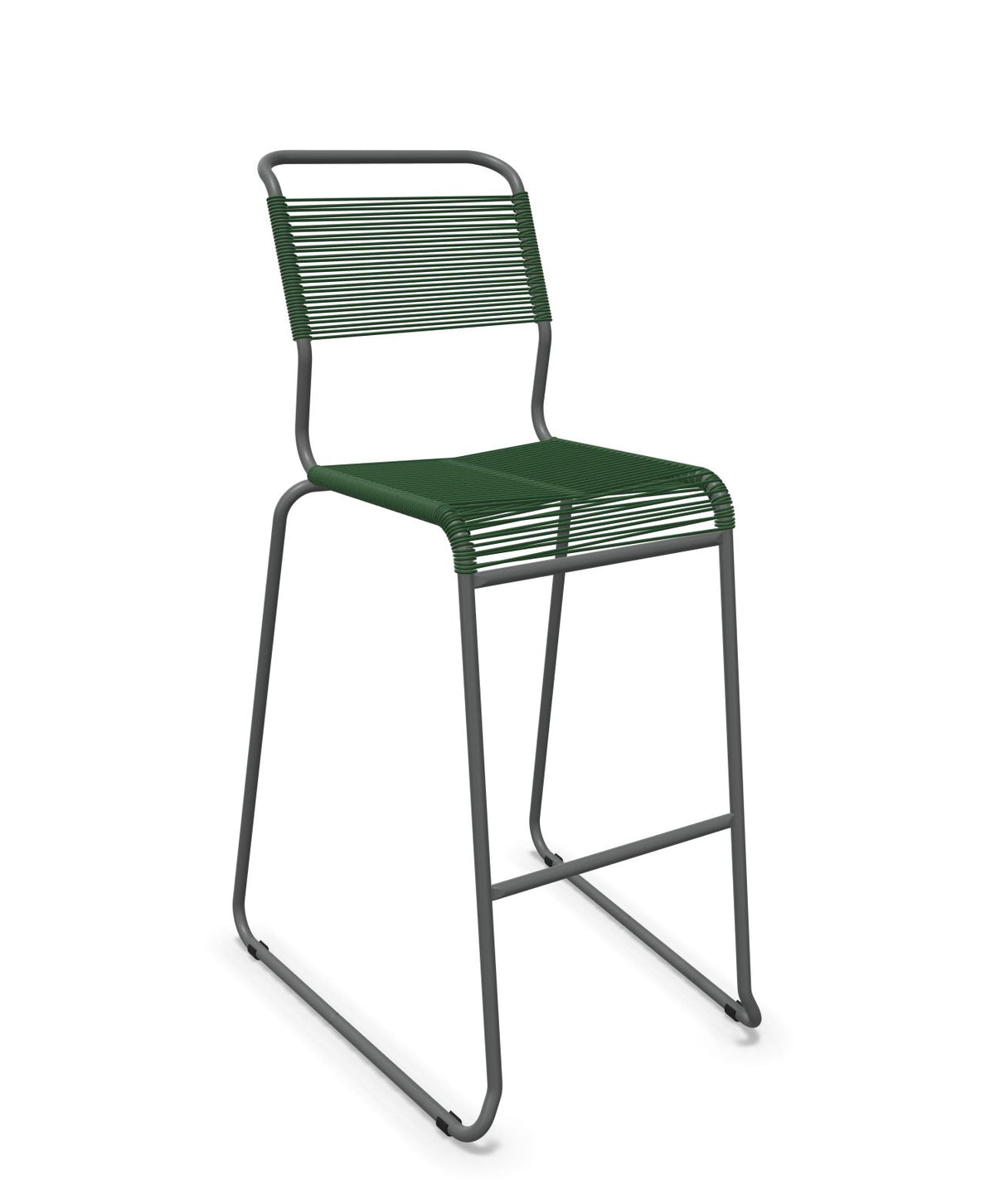 Schaffner Säntis Tabouret de bar Spaghetti luge sans accoudoirs