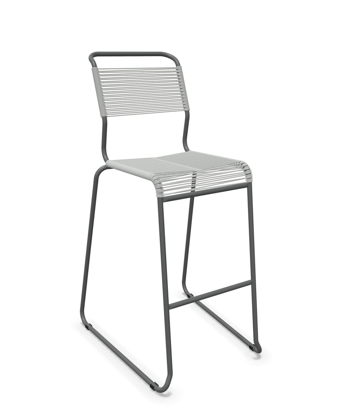 Schaffner Säntis Tabouret de bar Spaghetti luge sans accoudoirs