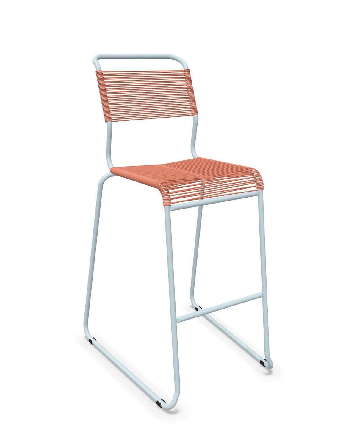 Schaffner Säntis Tabouret de bar Spaghetti luge sans accoudoirs