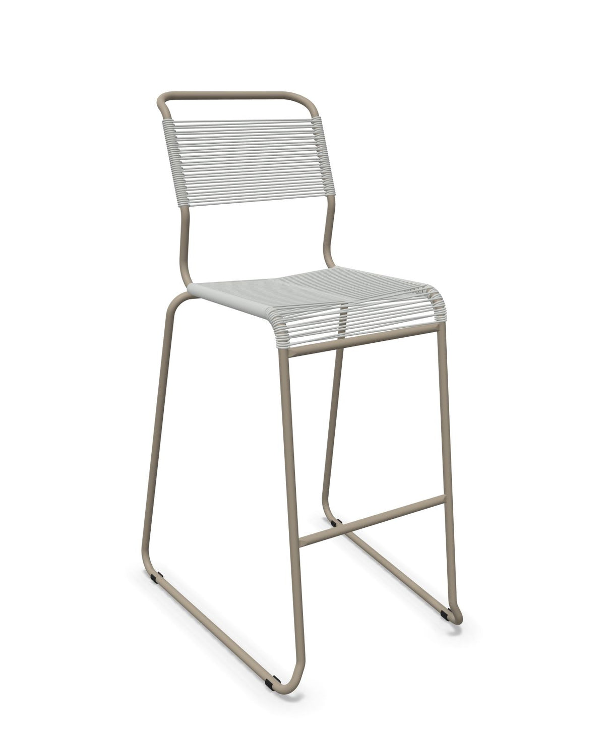 Schaffner Säntis Tabouret de bar Spaghetti luge sans accoudoirs