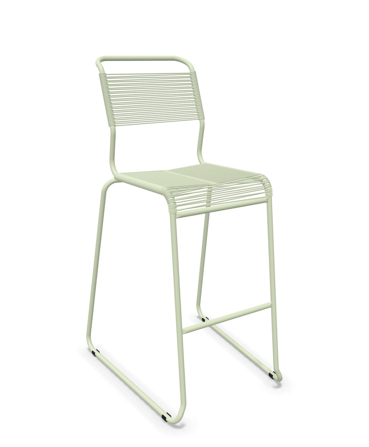 Schaffner Säntis Tabouret de bar Spaghetti luge sans accoudoirs