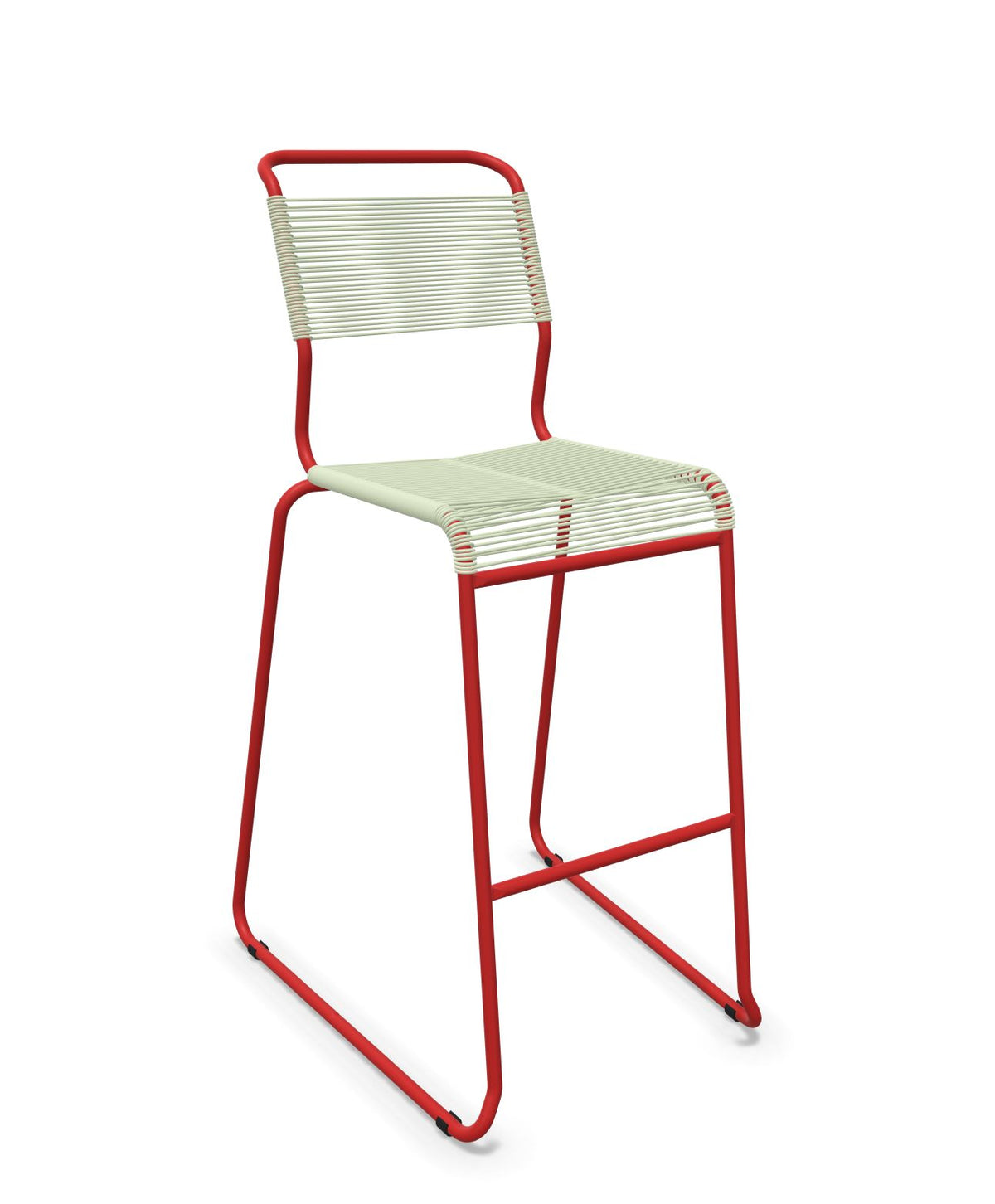 Schaffner Säntis Tabouret de bar Spaghetti luge sans accoudoirs