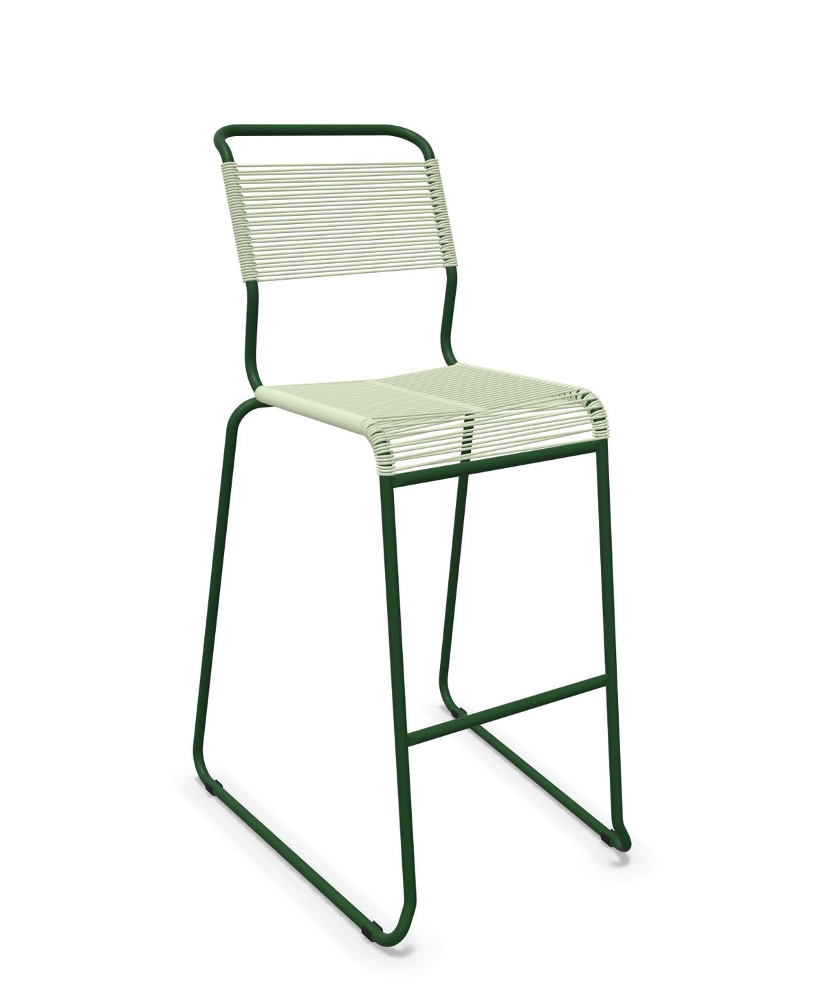 Schaffner Säntis Tabouret de bar Spaghetti luge sans accoudoirs