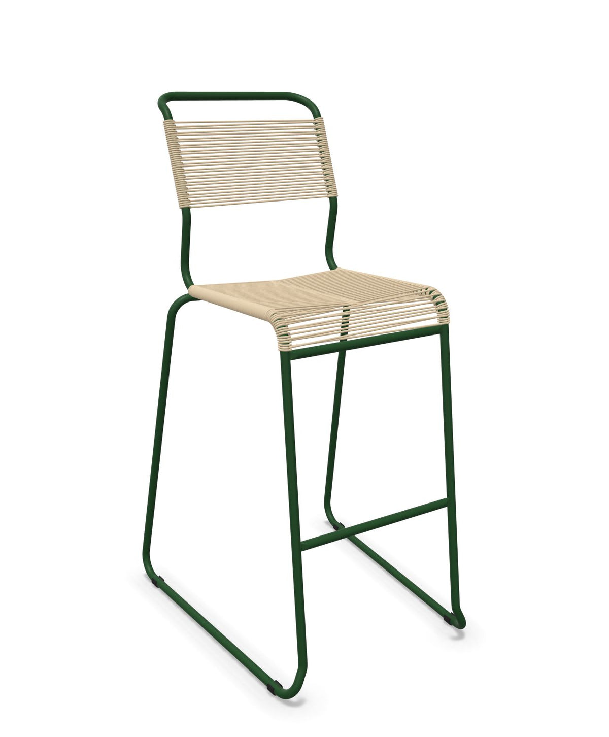 Schaffner Säntis Tabouret de bar Spaghetti luge sans accoudoirs