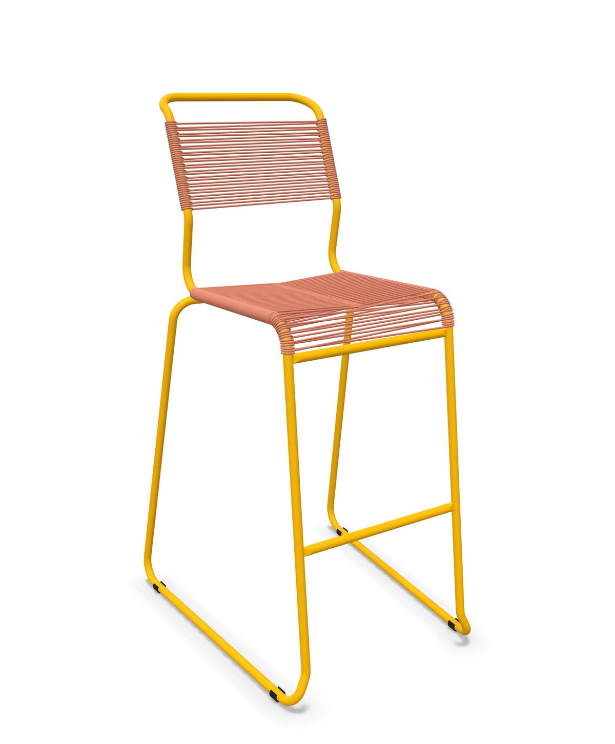 Schaffner Säntis Tabouret de bar Spaghetti luge sans accoudoirs