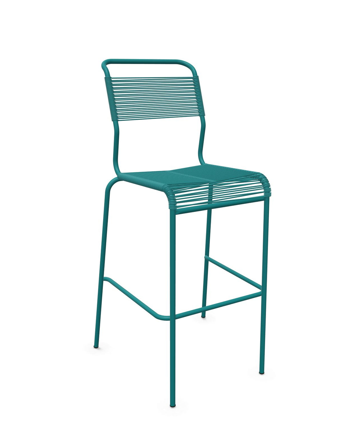 Schaffner Säntis Tabouret de bar Spaghetti sans accoudoirs Bleu Kali 56 Bleu Kali 56