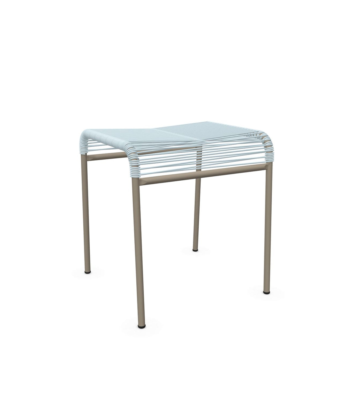 Schaffner Säntis Tabouret Spaghetti Bleu Pastel 51 Champagne 85