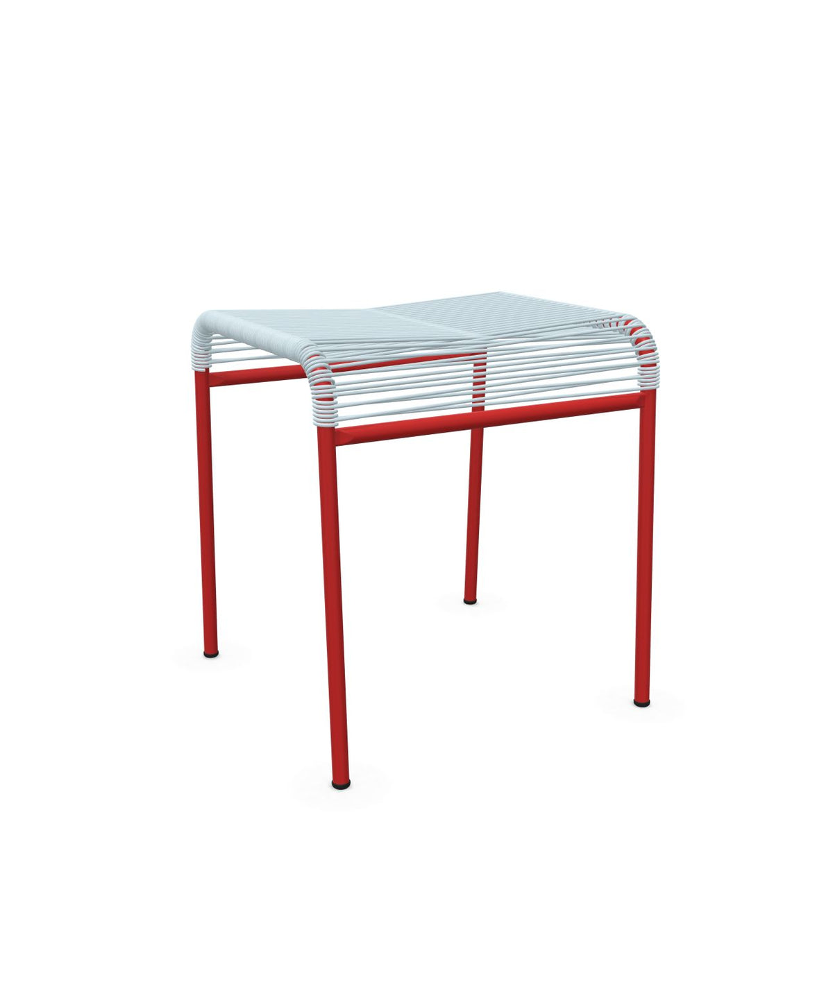 Schaffner Säntis Tabouret Spaghetti Bleu Pastel 51 Rouge 30
